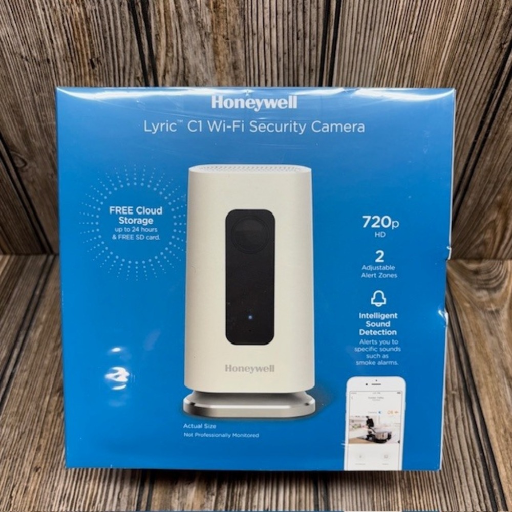 Honeywell Lyric C1 Wi-Fi Security Surveillance Camera W/ 8GB SD Card